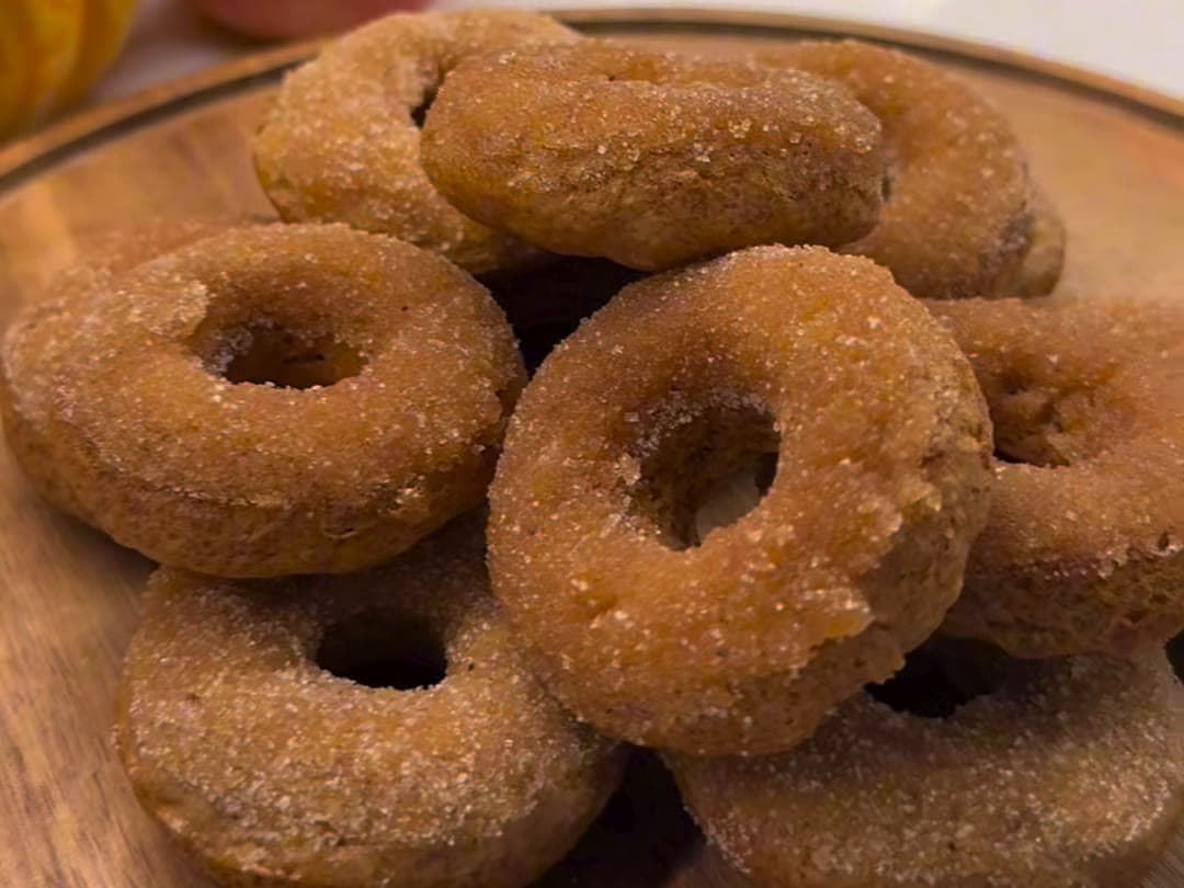 Mini Apple Cider Donuts — finished dish